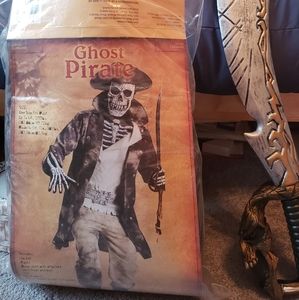 Men's one size ghost pirate halloween costume